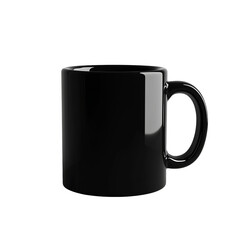 black coffee cup Isolated PNG