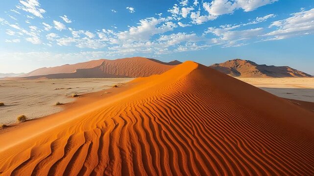 sand dunes at sossusvlei namibia timelapse video