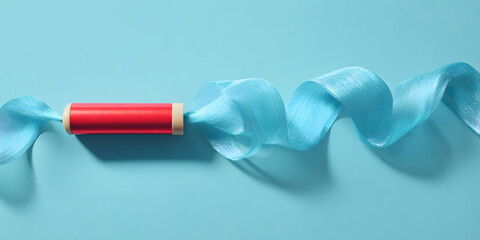 Captivating Party Favor Noisemaker Celebration Minimalist Flat Lay Photography Artistic Composition Alluring Visual Delight