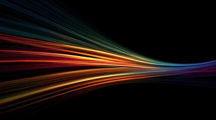 Vivid ribbons of light dance across the black expanse of space.