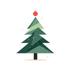 pine tree winter snow landscape