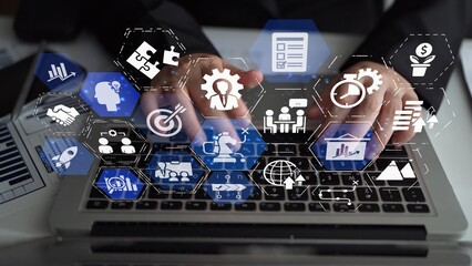 Business strategy defines goals and long-term direction. A clear business strategy supports decision-making, with business strategy driving growth and business strategy execution. Funnel