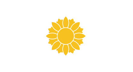 Stylized sunflower