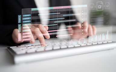 Comprehensive project management dashboard integrates scheduling, progress tracking, and performance analytics to improve workflow efficiency and enhance team collaboration. Parse