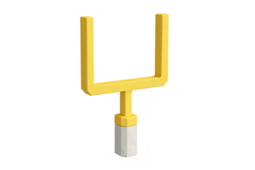 American football goalpost icon representing sport, competition, success, winning, achievement, and field goal play