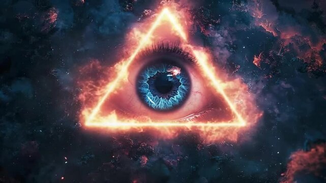 abstract third eye enlightenment concept video