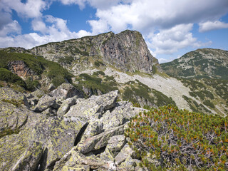 Landscape of Rila mountain near Yakoruda Lakes, Bulgaria