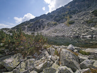 Landscape of Rila mountain near Yakoruda Lakes, Bulgaria