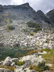 Landscape of Rila mountain near Yakoruda Lakes, Bulgaria