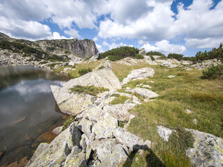Landscape of Rila mountain near Yakoruda Lakes, Bulgaria
