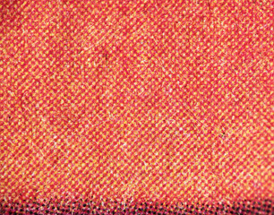 Red and Yellow Halftone Texture on Rough Paper