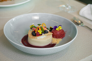 variety of desserts