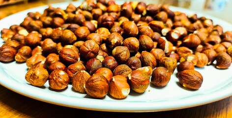 roasted hazelnuts