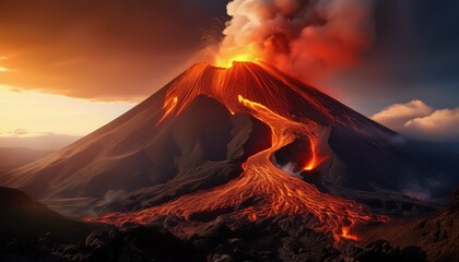 Fototapeta premium Inactive Volcano