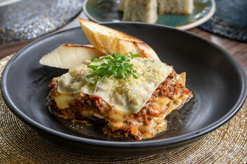 Bolognese lasagna
