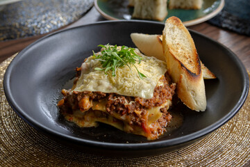 Bolognese lasagna