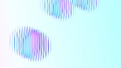 Ribbed glass background with refraction effect. Reeded glass with rainbow sunburst. Abstract background