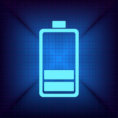 Vector illustration on a blue background