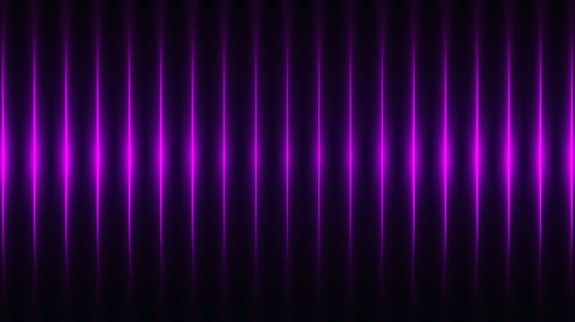Purple abstract background with glowing neon lines and colorful wave patterns
