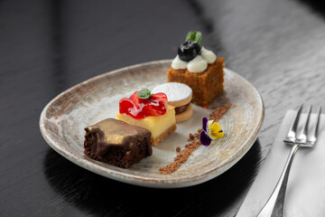 variety of desserts