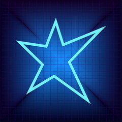 Vector illustration on a blue background