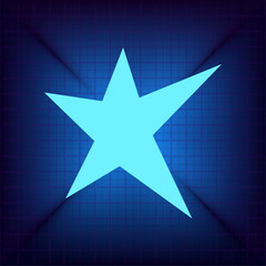 Vector illustration on a blue background