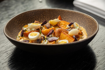 traditional Peruvian food, native potatoes