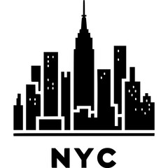 Naklejka premium New York City Icon Vector