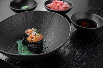 variety of sushi