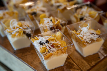 variety of food at the breakfast buffet