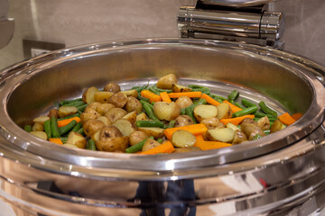 variety of food at the breakfast buffet