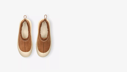 Unique brown slip-on shoes suitable for casual outings in various seasons.