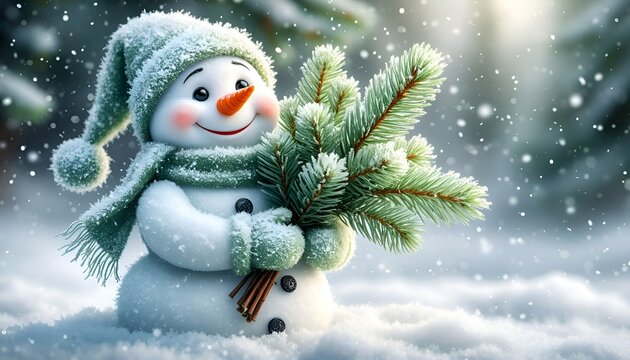 This image is perfect for holiday greeting cards, winter event posters, seasonal advertisements, children's book illustrations, and social media graphics.