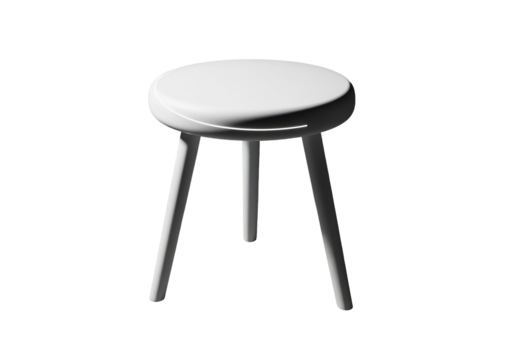 wooden chair isolated on white