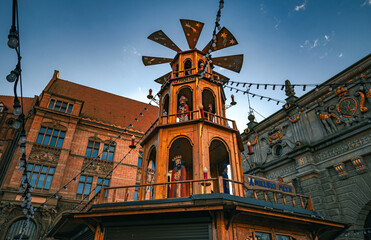 Traditional Christmas market in Gdansk	