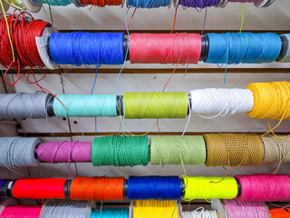 Colorful Twine Spools for Crafts