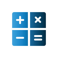 Obraz premium Calculator icon design template