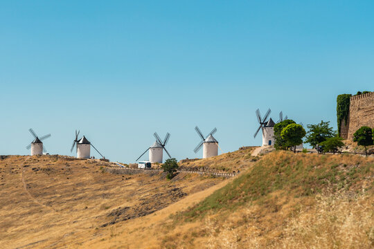 Majestic Windmills of Consuegra, Spain - Summer Landscape