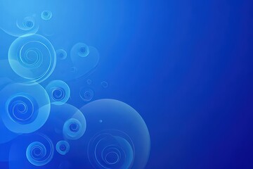 Elegant Blue Abstract Background with Circular Designs and Geometric Elements Perfect for Modern Graphic Design Projects and Creative Visuals