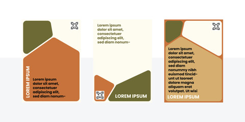 Rounded comic style collage template for message or photo on flyer poster or cover