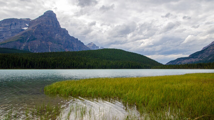 Waterfowl Lakes and Mount Chephren
