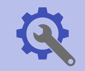 Service tool icon vector on color background,tool icon image,service tool symbol design,service tool icon design illustration,tool icon vector image 