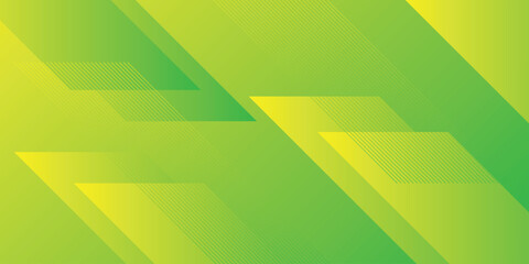 Dynamic Abstract Background with Retro Hipster Element and Yellow Green Gradient Color