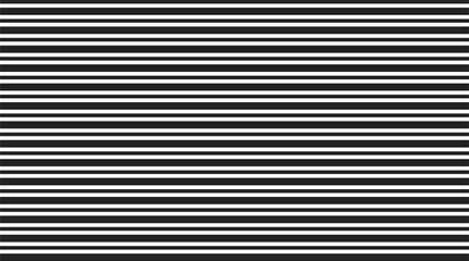 Fototapeta premium Black and white horizontal stripe pattern with thick and thin lines. Clean, bold, minimalist background for fabric, wallpaper, packaging, and modern graphic design.