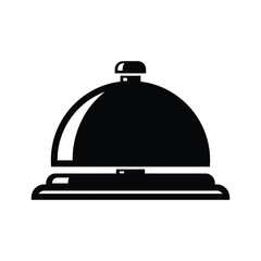 Obraz premium Hotel bell icon isolated on