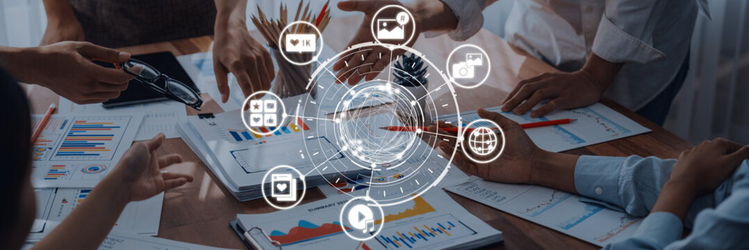 Concept of social media revolutionizes digital communication. This platform enables global connectivity, enhancing social media strategies for effective marketing and engagement. Entice