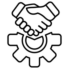 Relationship Outline Icon