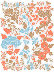 Obraz premium seamless pattern with flowers