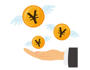 お金のイラスト　コイン　日本円