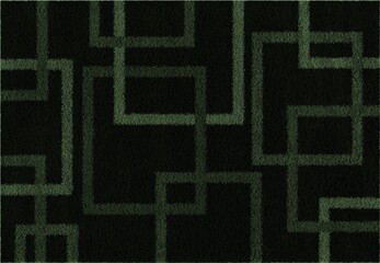 Abstract geometric pattern with overlapping squares on a dark background.